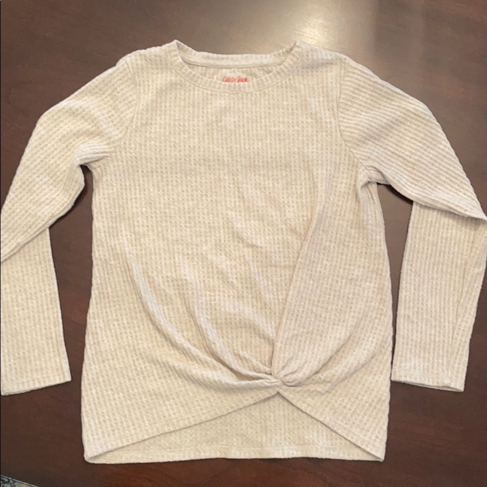 Cat & Jack Waffleweave Long-sleeve Shirt